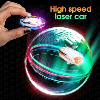 Laadimine USB Mini Võidusõidu Auto, High Speed Laser Mänguasi LED Valgus Tasku Võtmehoidja Auto Tüdrukute ja Poiste Mänguasjad