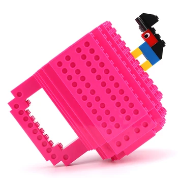 Valgustada 350ml DIY ehitusplokid Mänguasi Piima Tassi Kohvi Kruusid Ühilduv Legoings Creative Komplekt Lastele Sünnipäeva Kingitused Styl