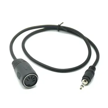 0,5 m 3M Hot Müük Audio pikendusjuhe Din-5-pin-MIDI-Emane Pistik 3.5 mm Stereo Jack, Stereo Audio pikendusjuhe Parima Kvaliteediga