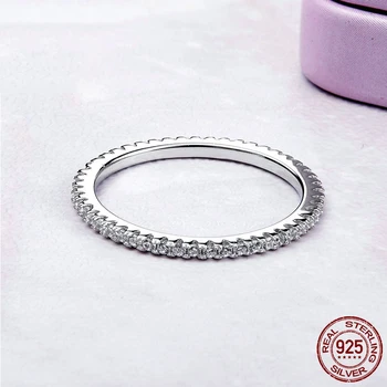 Euroopa ja Ameerika hot müük minimaalne S925 sterling silver daamid plahvatusohtlik models fashion iga-aastane ring diamond daamid lihtne r
