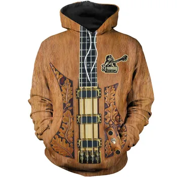 Uus unisex street dressipluus Lemmy Motorhead bass kitarr 3D täis-print topp Sügisel ja talvel, Harajuku vabaaja lukuga topp
