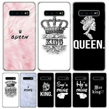 Mood Muster Kuningas Kuninganna Telefon Case for Samsung Galaxy A51 A71 A50 A70 A40 A30 A20E A10 A01 A21 A41 M30S A6 A7 A8 A9 Plus + Co