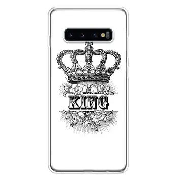 Mood Muster Kuningas Kuninganna Telefon Case for Samsung Galaxy A51 A71 A50 A70 A40 A30 A20E A10 A01 A21 A41 M30S A6 A7 A8 A9 Plus + Co
