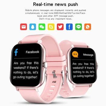 LIGE 2021 Uus Smart Watch Naised Mehed Bluetooth Kõne Fitness Jälgimise Südame Löögisageduse Kohandatud Dial Sport Veekindel Naiste Smartwatch