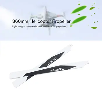 1 Paar 370mm Helikopter Blade Propeller RC Tarvikud Main Blade Propellerid 3D Lennu Mõla RC Helikopter