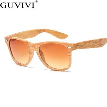 Mehed Naiste Square Puidust, Bambusest Retro Päikeseprillid Jõllitama Peegel Väljas päikeseprillid UV400 Mees Prillid oculos de sol masculino