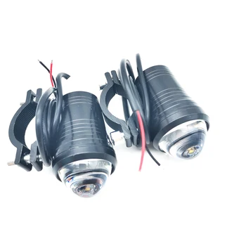 1 Paar Mootorratta U1 Objektiiv, LED-Vilkur Sõidu udutule Spot Lamp