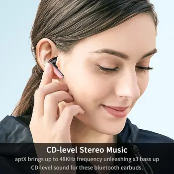 AptX Bluetooth Kõrvaklapid Qualcomm QCC3040 Traadita Kõrvaklappide TWS Earbuds CVC8.0 Müra Tühistamises Headset koos Mic-Käed-vaba
