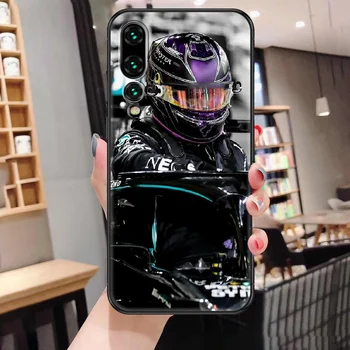 Racing võidusõitja Lewis Hamilton 44 Telefoni Puhul Huawei P Mate 10 20 P30 P40 10 20 Smart Z Pro Lite 2019 must päris Etui trend