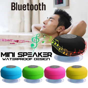 Kaasaskantav Mini Dušš Bluetooth Kõlar Veekindel Juhtmevaba Handsfree Kõlarid Soundbar Telefon Auto Valjuhääldi Vannituba Basseinid