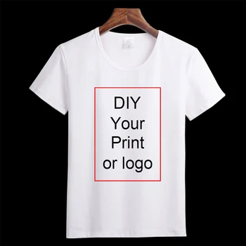 Kohandatud Print T-Särk Naiste Tüdruku DIY Photo Logo Brand Top Tees T-särk Meeste Poisi riided, Vabaaja Laps on Beebi Tshirt