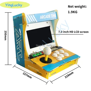 Yinglucky uus mini arcade pandora box 1233 1 mäng juhtnuppu null viivitus juhtkangid