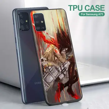 Anime Rünnak Titan Case For Samsung M31 Peaminister F41 Telefoni Juhul, Pehme, Räni, tagakaas Galaktika M51 M31S M21
