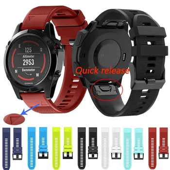 Smart Watch Rihmad Eest Garmin Fenix 6 6S 6X Pro 5X 5 5S + 3 3HR Eelkäija 935 945 Quick Release Rihm, Silikoon Käevõru