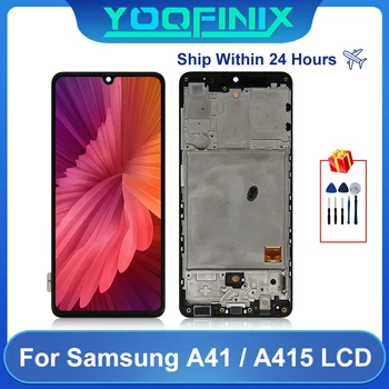 Originaal Samsung Galaxy A41 LCD Puutetundlik Digitizer Ekraan Varuosade Jaoks SM-A415 A415F/DSM A415F LCD Ekraan