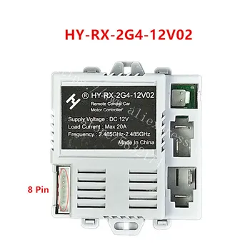 Laste elektriauto vastuvõtja HY-RX-2G4-12V02 töötleja circuit board, beebi auto 12V kontroller, pult