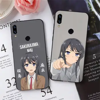 Sakurajima Mai Anime Telefoni Puhul Xiaomi Redmi 7 8 9t a3Pro 9se k20 mi8 max3 lite 9 märkus 9s 10 pro