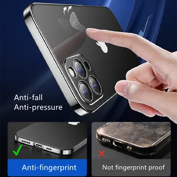 IPhone 11 12 Pro Max mini kaamera objektiiv protector telefoni juhul iPhone 11 12 Pro max Läbipaistev Põrutuskindel Pehmest Silikoonist Juhul