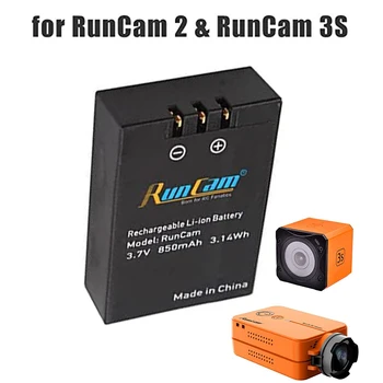 Runcam 2 3S 1S Aku 850mAh 3.7 V Eemaldatav Kaamera Aku Lite Reguleerimisala Cam 4K Laetav Li-Ioon Akud