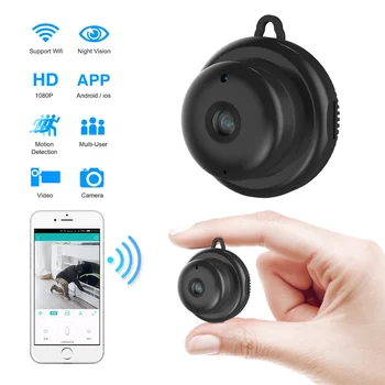 1080P Wifi Kaamera V380 Mini IP Kaamera Traadita Kaugjuhtimisega Öise Nägemise liikumistuvastus 2-Way Audio Algatusel Tracker Home Security