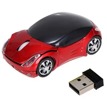 2.4 GHz Juhtmeta USB Vaikne Hiirt, Auto Style USB Scroll Hiirte Jaoks Tablett Sülearvuti 1600DPI Hiirt, Windows 10/8/7 Vista/XP/2000/98