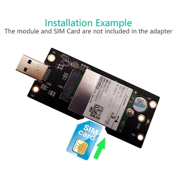 Klassikaline, Praktilise Multi-funktsionaalne NGFF M. 2 USB 3.0 Adapter Laiendamine Kaardid koos SIM-8pin Kaardi Pesa Lauaarvuti