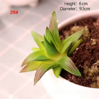 39Styles Kunstlik Succulents Roheline Flokeerimisega Loominguline Pottidesse Simulatsiooni Lill Pea Koju Aed Töölaua Kaunistus Võltsitud Taim