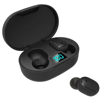 TWS Bluetooth Kõrvaklapid E6S Traadita Earbuds Jaoks Xiaomi IPX4 Veekindel Digitaalne Kõrvaklapid Mikrofoniga Kaasaskantav Kõrvaklapid