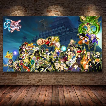 Jaapani Märkide Kogumise Anime Plakat Lõuendile Maali Prindi Cuadros Kunst Seina Kaunistamiseks Seinamaaling Kaasaegse Kodu Decor Frameless