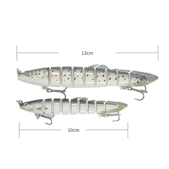 Mavllos 9 Segmendi Kalapüügi Peibutis 100MM/130 MM Hink Pliiats Raske Sööt Hukku Crankbait Bass Catchfish Lepamaim Kalapüügi Peibutis Wobbler