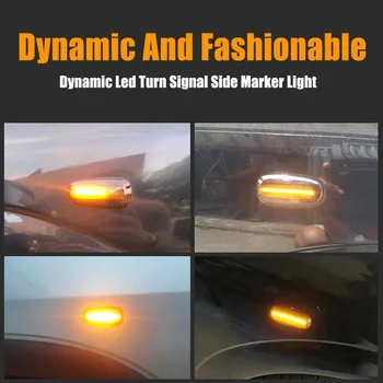 2tk LED Dünaamiline Poritiiva Serva Sm-Light suunatuli Lamp Opel Zafira A 1999-2005 Astra G 1998-2009