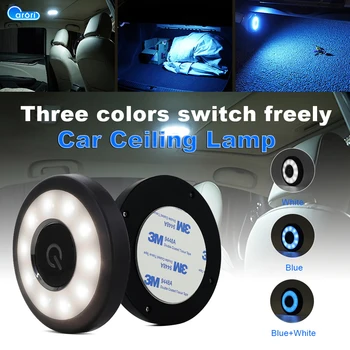 Multi-Funktsioon LED Auto Lugemine Kerge Juhtmeta USB Magnet Laetav Lae-Katuse Lamp Auto Interjöör Dekoratiivsed Aksessuaarid