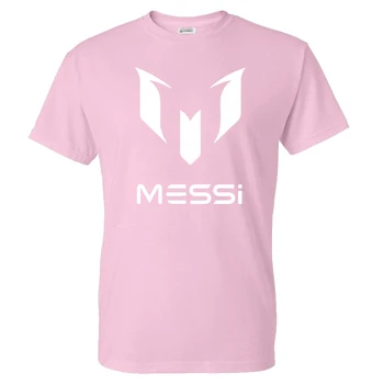 Messi Solid Color Print T-särk Meestele, Naistele, Spordi-Vabaaja Naljakas O-Kaeluse, Lühikeste Varrukate Tshirt Vintage Puuvillane Särk, Tees Tops