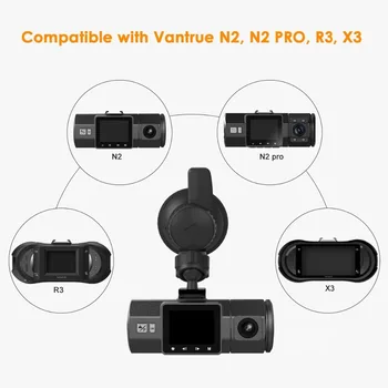 Vantrue Mini USB Port iminapp Mounter jaoks Kriips Cam Auto Tuuleklaasi hoidjat, N2 Pro / N2 / T2 / R3 / X3 Car DVR Kriips Cam