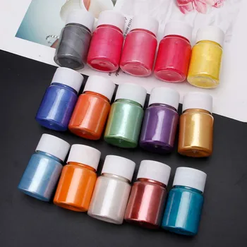 15 Värvi Pulber Värvid Epoksüvaik Pearl Loomulik Micas Pulber Pigment Kauni Värvi Valik Diy Projekte Home Decor