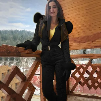 Naised Ühes Tükis Ski Kombekas Vett Hülgav Lumelaua Jope Suusatamine Pant Seatakse Bodysuits Väljas Lumi Sobib Naiste Lukuga Ski Ülikond