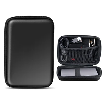 EVA Raske kandekott Portable External Hard Drive Power Bank Laadija Stoarage Box Black Drive Ketta USB-Kaabel-Sto
