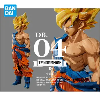 Action Figure-Smsp Goku Original Banpresto Dragon Ball Blond Two-Dimensional Comic Color 34Cm Pvc Anime Model Toys