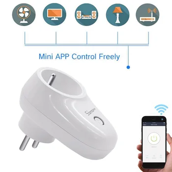 Sonoff S26 WiFi Smart Pistikupesa US/UK/EL Wireless Plug Power Pistikupesad Smart Home Lüliti Tööd Alexa Google Assistent IFTTT
