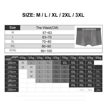 6tk/palju Puuvill Meeste Aluspesu Bokserid Meeste Aluspüksid Hingav Seksikas Mees Boxer Tahke Aluspüksid Mugav Pluss Suurus lühikesed Püksid, Uus