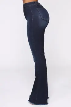 Kõrge Vöökoht Naine Teksad Pluss Suurus Püksid Euroopa Stiilis Naiste Pükste Streetwear Kevad-Sügis Püksid