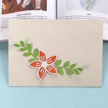 DUOFEN METALLI LÕIKAMINE SUREB oksad ja lilled pits õõnes DIY Scrapbook Paberist Album 2019 uus