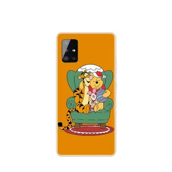 Disney Winnie Puhh ja Tigger Telefoni Juhul Läbipaistev Samsung S20 10 pluss S10 E(lite) S6 S7 edge 71 51 21S S8 S9 Plus