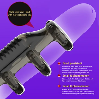 Kokk Rõngad Vibreeriv Varruka Meeste Dildo Extender Bullet Vibraator Korduvkasutatavad Peenise Rõngas Intiimne Kaupade Peenise Laienemise Rõngad