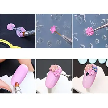 12tk Mini Nail Art Silikoon Hallituse Jätab Lille Loomade Mall Epoksüvaik Hallitusseened Komplekt