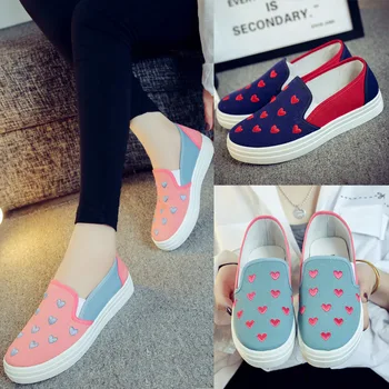2020. aasta uus naiste vana Pekingi riie kingad lõuend kingad kevad suvi sügis paksu põhjaga õpilased väike virsik südame korter kingad