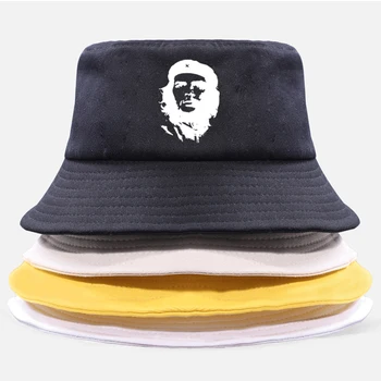 Che Guevara Kangelane Kalapüügi Hunt Ühise Põllumajanduspoliitika Kopp Müts Puuvillane Kalamees Mehed Naised Unisex Väljas Päikesekaitsetoodete Müts Laia Ääreni Vooru Top Mütsid
