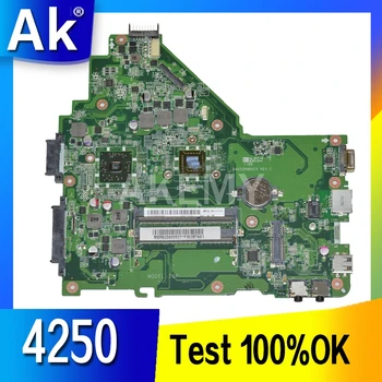 Akemy MBRK206001 MB.RK206.001 Jaoks Acer aspire 4250 Sülearvuti Emaplaadi DA0ZQPMB6C0 DDR3 koos Protsessor pardal