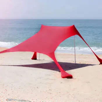 Rannas Päikesevarju Kerge Päikese Vari Telk Sandbag Ankrud 4 Vaba Pesulõksud UPF50+ UV Suur Portable Canopy Parkide ja Välistingimustes