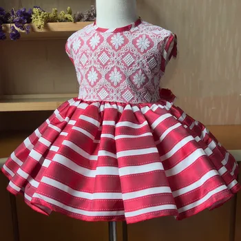 Väike Tüdruk hispaania Kleidid Laste Boutique Riiete Komplekt 3tk Beebi Hispaania Lotia Printsess Kleit Lapsed Õhtu Pool Pall Hommikumantlid